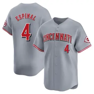 Santiago Espinal Cincinnati Reds Limited Away Jersey - Gray