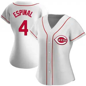 Santiago Espinal Cincinnati Reds Women's Authentic Home Jersey - White