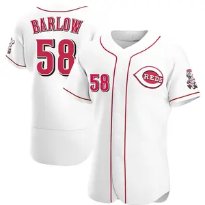 Scott Barlow Cincinnati Reds Authentic Home Jersey - White