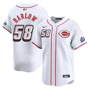 Scott Barlow Cincinnati Reds Youth Limited 2025 Speedway Classic Alternate Jersey - White