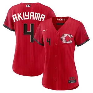 Shogo Akiyama Cincinnati Reds Women's Limited 2026 City Connect Stadium Jersey - Red