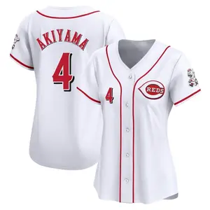 Shogo Akiyama Cincinnati Reds Women's Limited Home Jersey - White