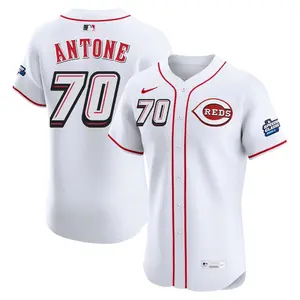 Tejay Antone Cincinnati Reds Elite 2025 Speedway Classic Alternate Jersey - White