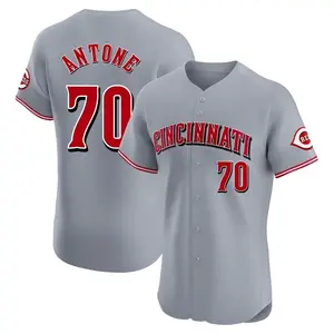 Tejay Antone Cincinnati Reds Elite Road Jersey - Gray