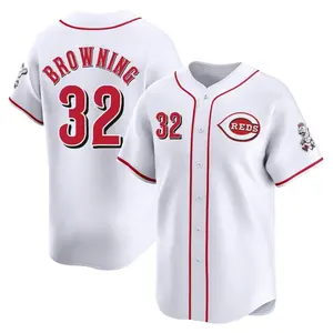 Tom Browning Cincinnati Reds Youth Limited Home Jersey - White