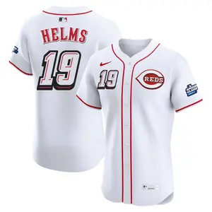 Tommy Helms Cincinnati Reds Elite 2025 Speedway Classic Alternate Jersey - White