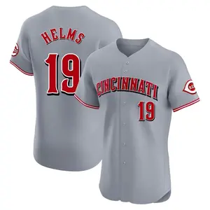 Tommy Helms Cincinnati Reds Elite Road Jersey - Gray