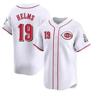 Tommy Helms Cincinnati Reds Youth Limited Home Jersey - White