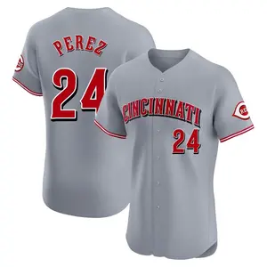 Tony Perez Cincinnati Reds Elite Road Jersey - Gray