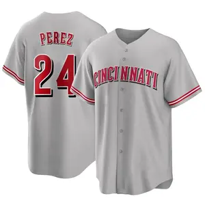 Tony Perez Cincinnati Reds Youth Replica Road Jersey - Gray