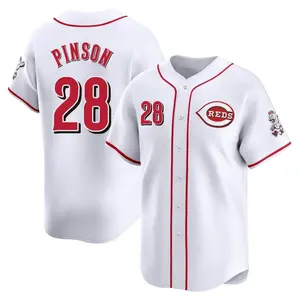 Vada Pinson Cincinnati Reds Limited Home Jersey - White