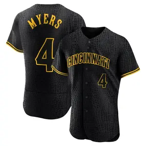 Wil Myers Cincinnati Reds Authentic Snake Skin City Jersey - Black