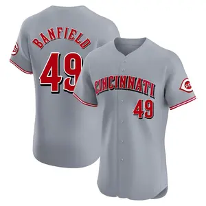 Will Banfield Cincinnati Reds Elite Road Jersey - Gray