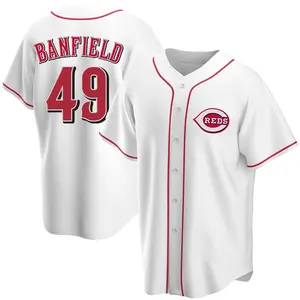 Will Banfield Cincinnati Reds Replica Home Jersey - White