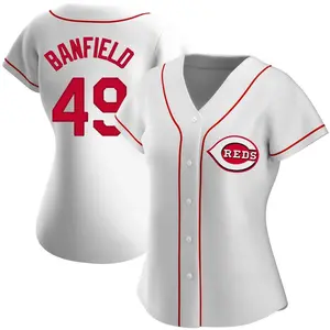 Will Banfield Cincinnati Reds Women's Replica Home Jersey - White