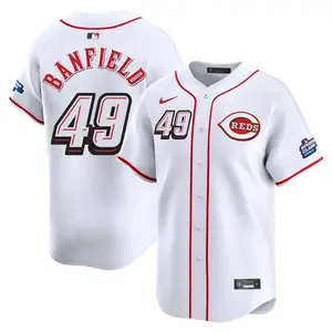 Will Banfield Cincinnati Reds Youth Limited 2025 Speedway Classic Alternate Jersey - White