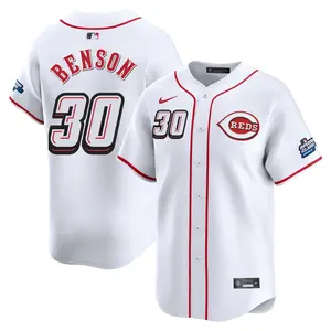 Will Benson Cincinnati Reds Limited 2025 Speedway Classic Alternate Jersey - White
