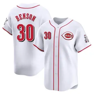 Will Benson Cincinnati Reds Youth Limited Home Jersey - White